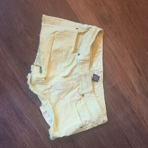 Victoria's Secret Yellow Jean Shorts